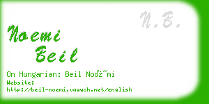 noemi beil business card